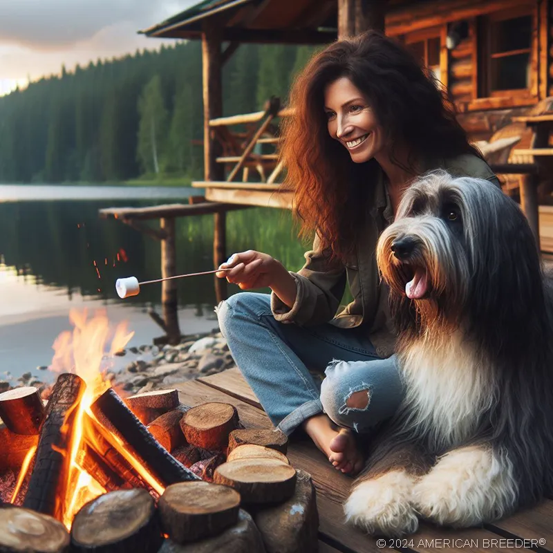 Herding Dogs Bearded Collie Dog 0712