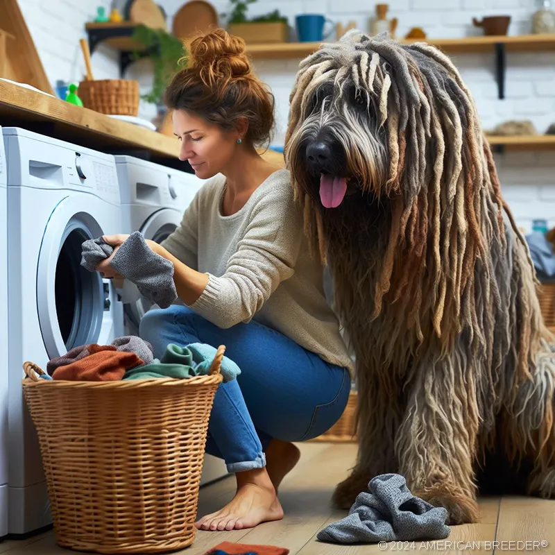 Herding Dogs Bergamasco Shepherd Sheepdog puppy 0766