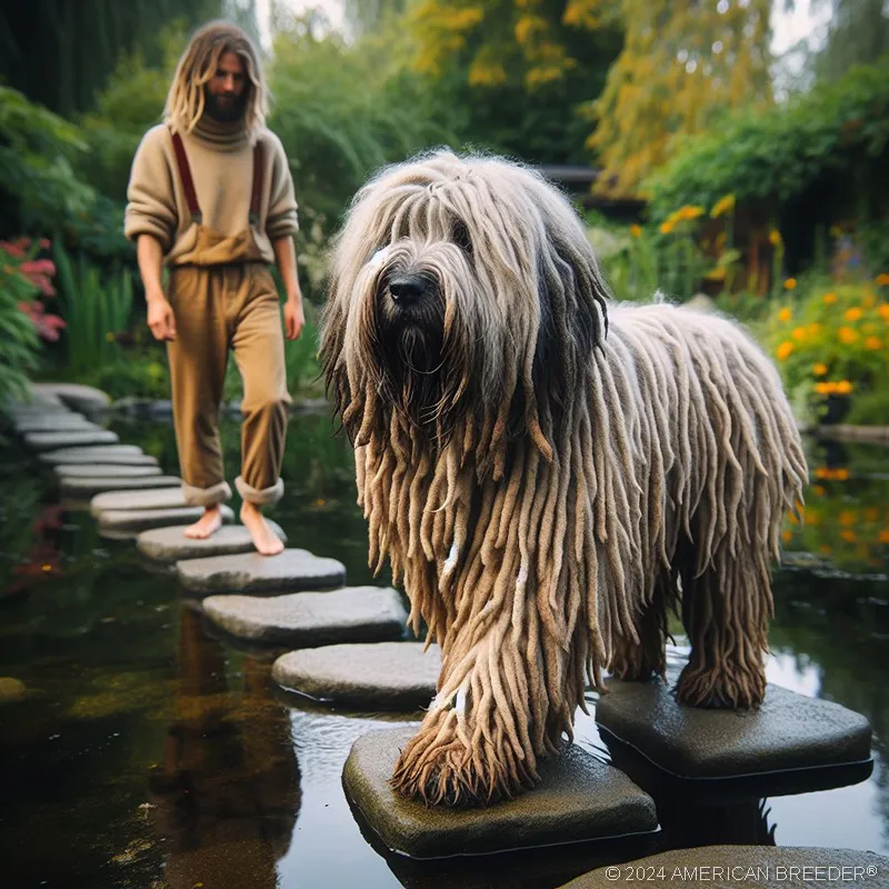 Herding Dogs Bergamasco Shepherd Sheepdog puppy 20768