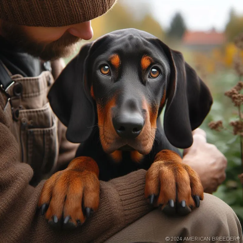 Hound Dogs hounds Black and Tan Coonhound puppy 51094