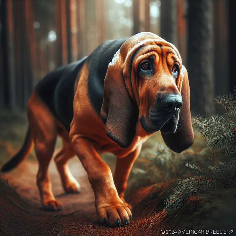 Hound Dogs hounds Bloodhound puppy 61105