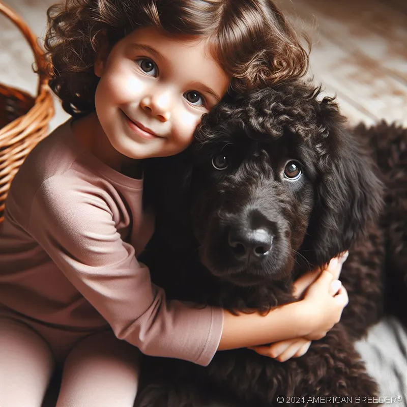 Sporting Dogs Curly Coated Retriever Puppy 1878