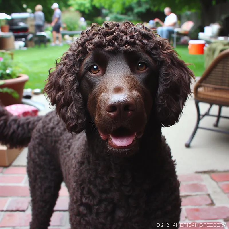 Sporting Dogs Curly Coated Retriever Puppy 21880