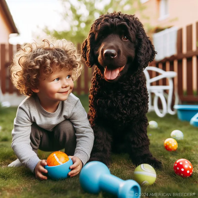 Sporting Dogs Curly Coated Retriever Puppy 41882