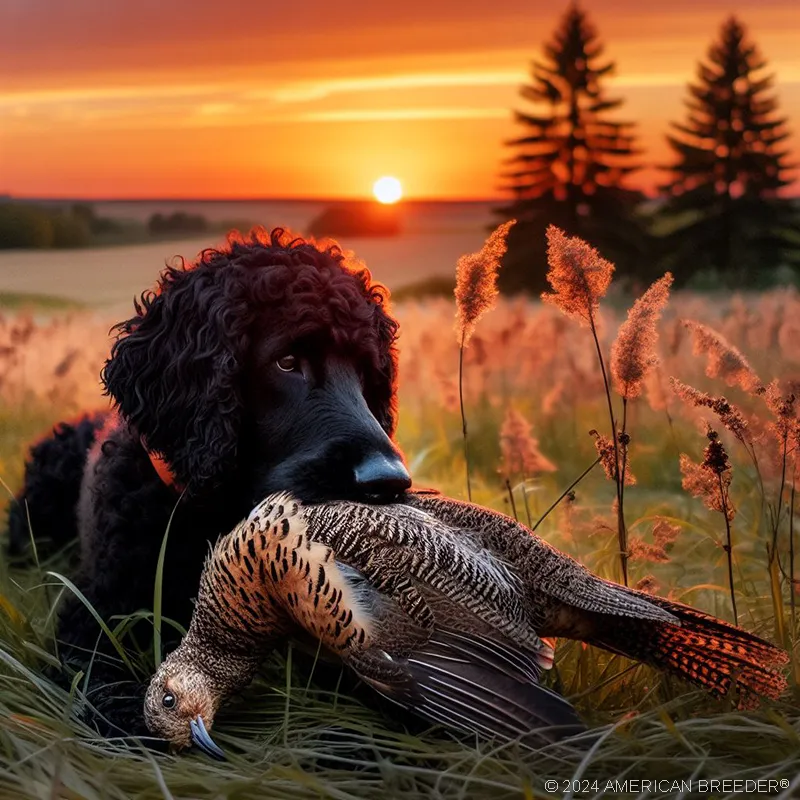 Sporting Dogs Curly Coated Retriever Puppy 61884