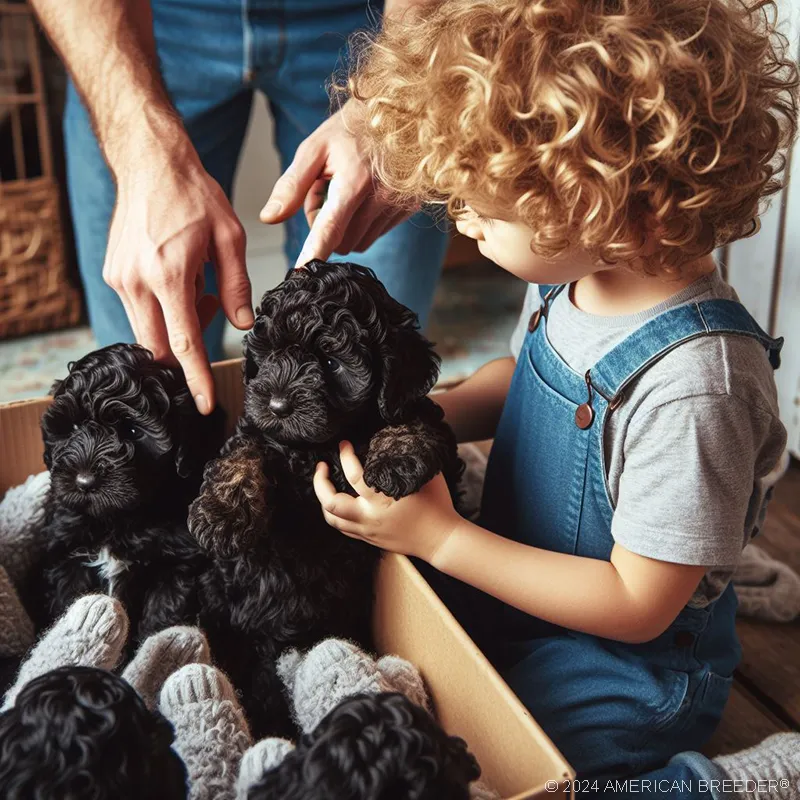 Sporting Dogs Curly Coated Retriever Puppy 71885