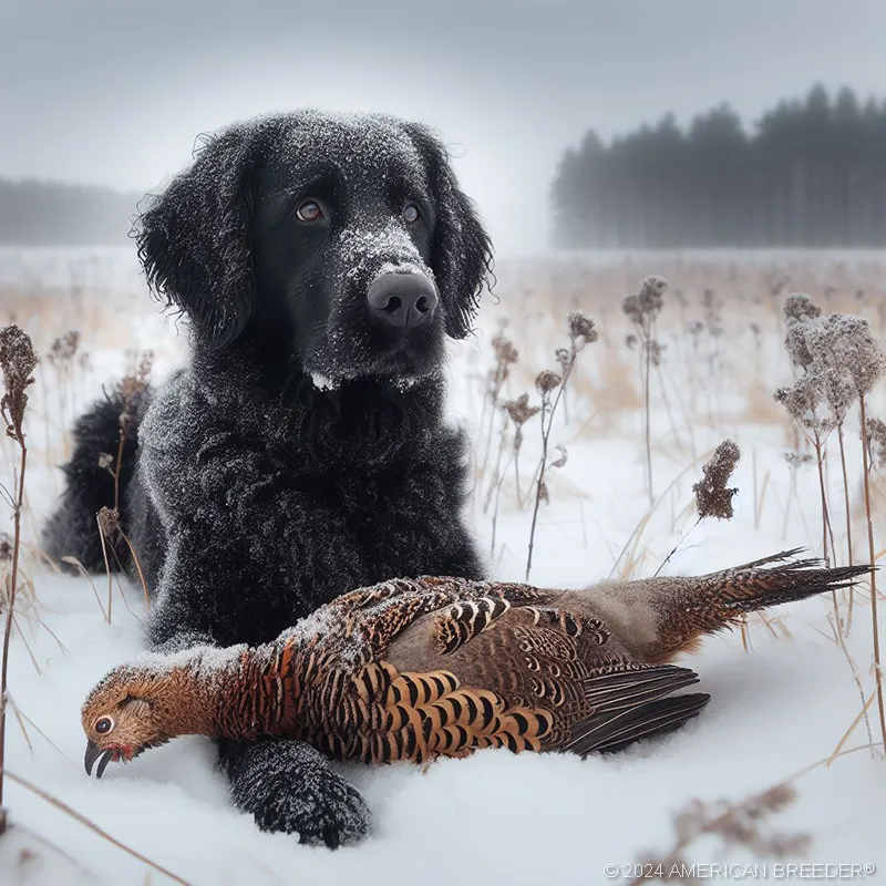 Sporting Dogs Flat Coated Retriever Puppy 31944