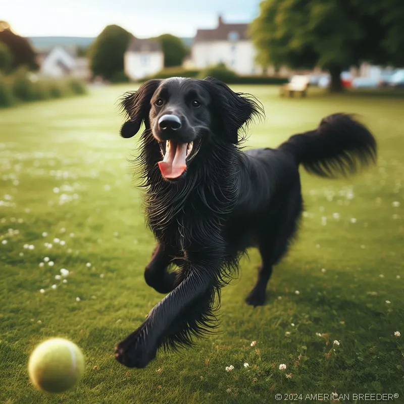 Sporting Dogs Flat Coated Retriever Puppy 41945