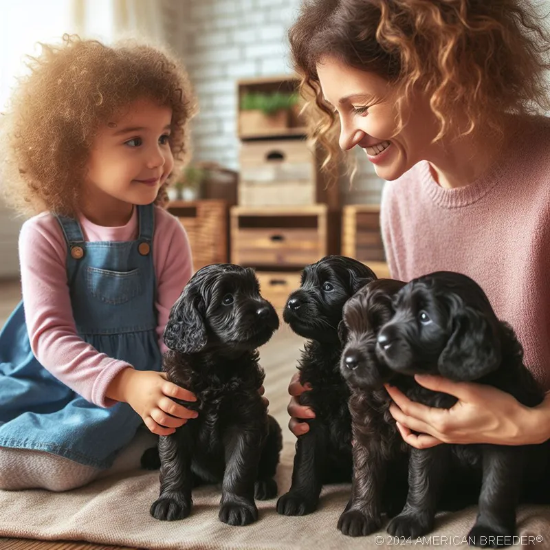 Sporting Dogs Flat Coated Retriever Puppy 51946