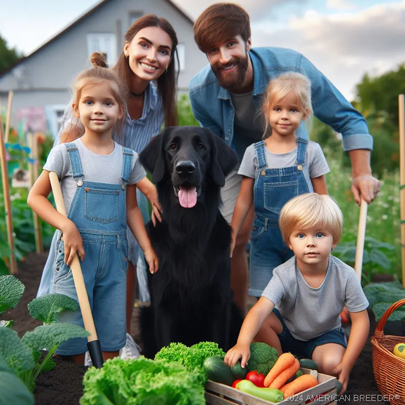 Sporting Dogs Flat Coated Retriever Puppy 61947