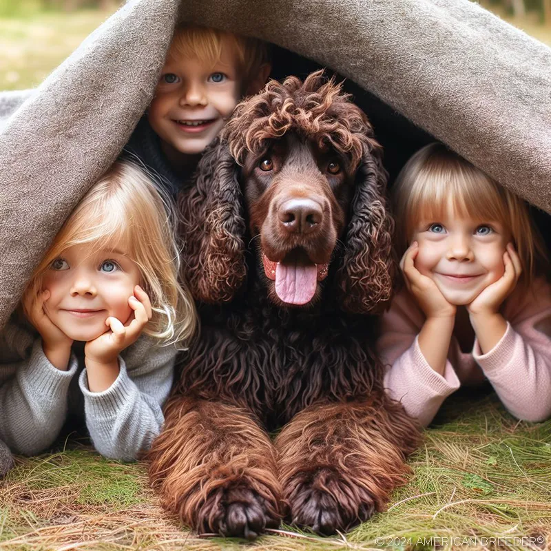 Sporting Dogs Irish Water Spaniel Dog 2036