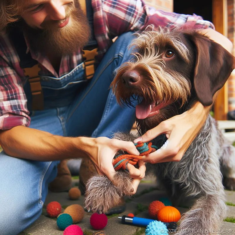 Sporting Dogs Wirehaired Vizsla Puppy 32188