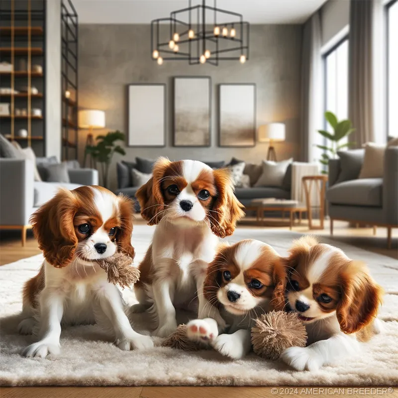 Toy Dogs Cavalier King Charles Spaniel Puppy 122785