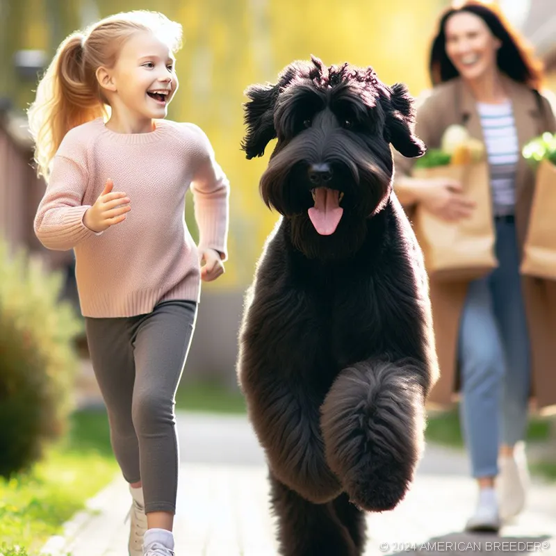 Working Dogs Black Russian Terrier Puppy 63081