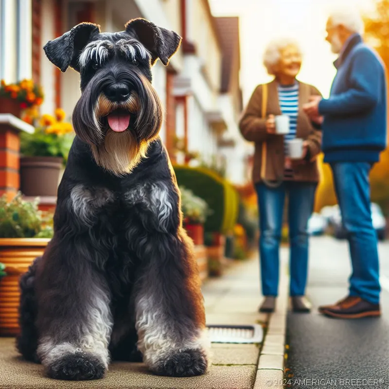 Working Dogs Giant Schnauzer Puppy 63201