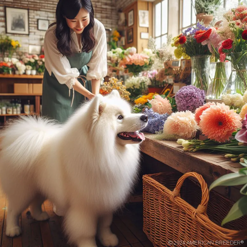 Working Dogs Samoyed Puppy 13343