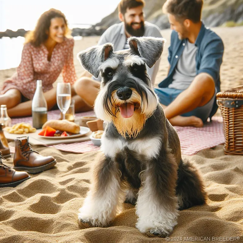 Working Dogs Standard Schnauzer Puppy 63372